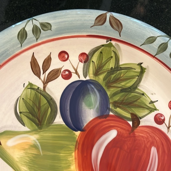 Dinner Plate Black Forest Fruits by HERITAGE MINT - Set of 2 - Picture 5 of 8